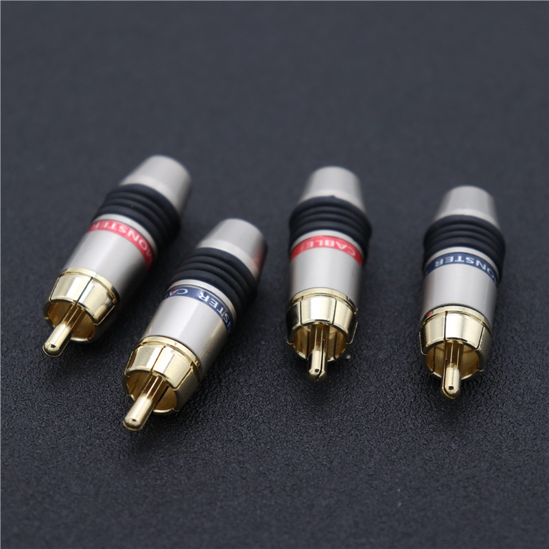 01 Jack RCA/ AV Monster - Đường kính thông thủy 9,1 mm - Chất Lượng Cao
