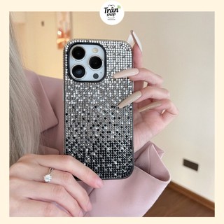 Ốp lưng ip đính đá full ốp lấp lánh viền dẻo cho ip