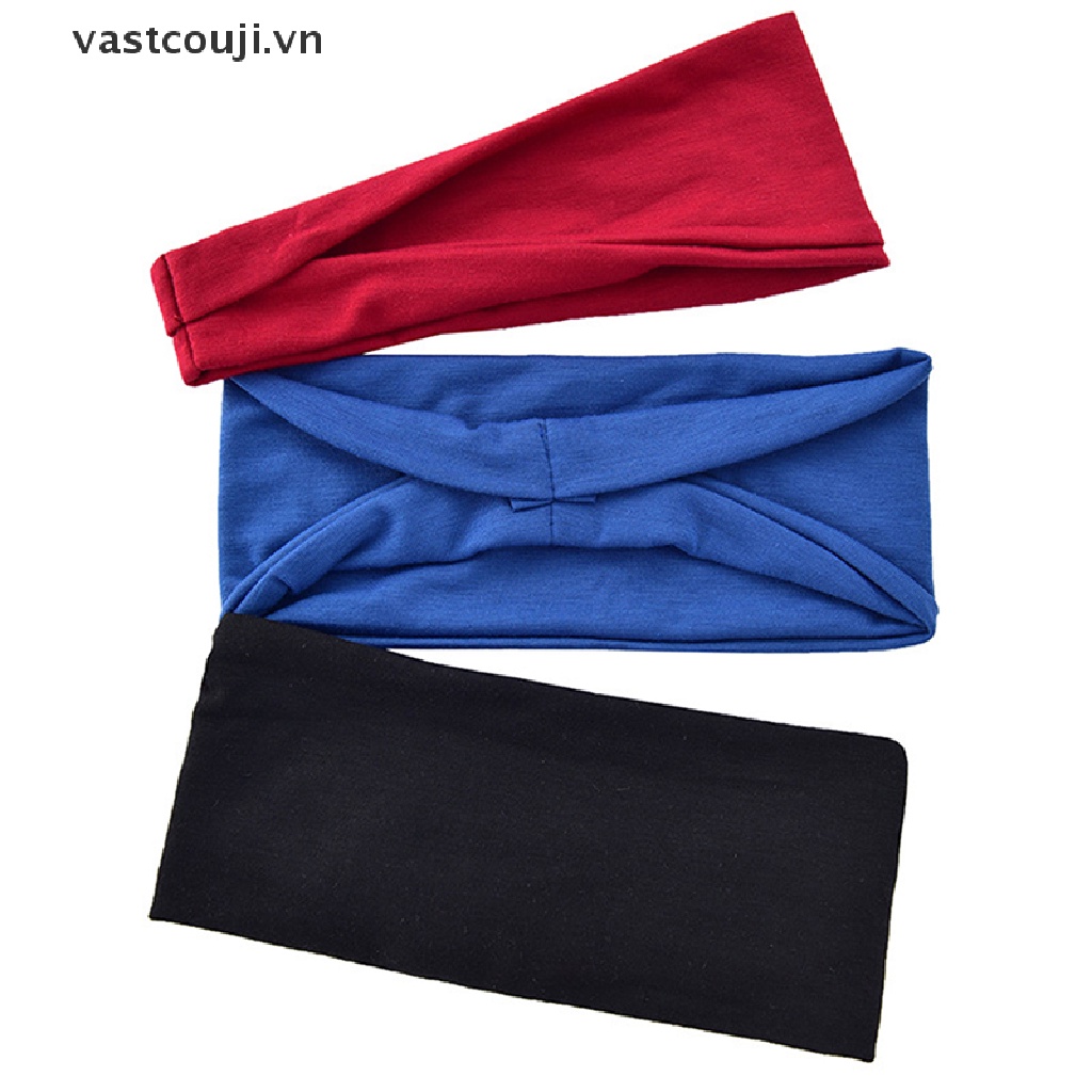 Băng Đô Cài Tóc Co Giãn Màu Sắc Thời Trang Cho Nữ