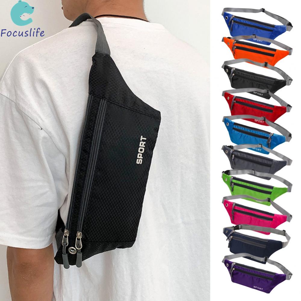 Túi Đeo Hông Chống Thấm Nước Có Khóa Kéo Tiện Dụng Cho Hoạt Động Ngoài Trời