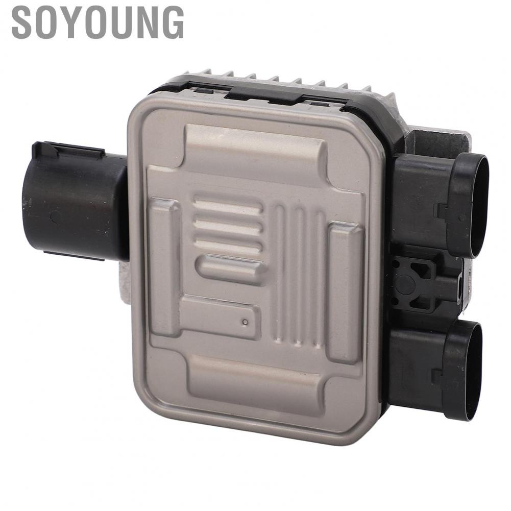 Soyoung Relay Radiator Control Module  Cooling Fan Unit 31305106 Easy To Install Durable Perfect Match High Performance Metal for Vehicle