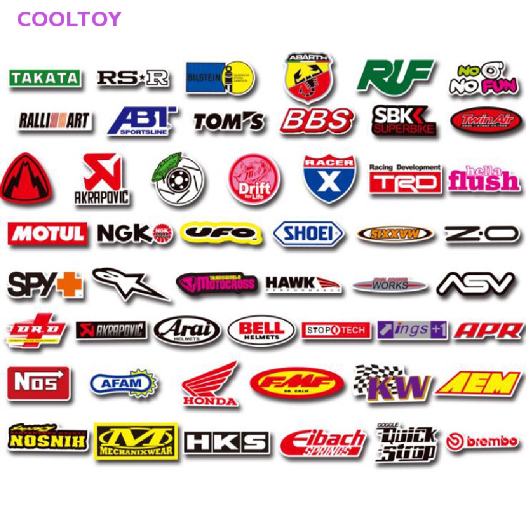 Cooltoy Set 100 Nhãn Dán Graffiti Trang Trí Xe Hơi / Xe Máy / Ván Trượt / Hành L