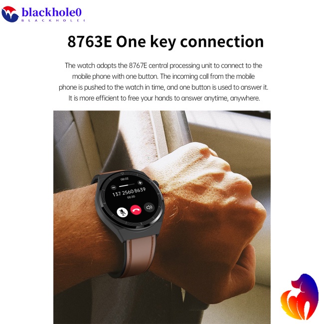 Đồng Hồ Thông Minh T88 Màn Hình Cảm Ứng HD 1.32-inch 8763e Bluetooth Và Phụ Kiện