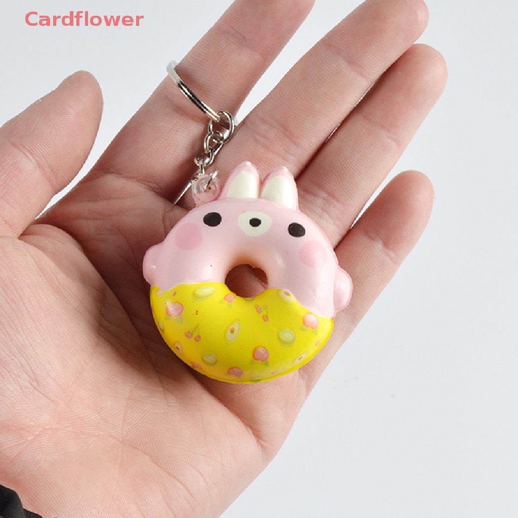 Đồ Chơi Móc Khóa Hình Bánh Donut Bóp Xả Stress Mới