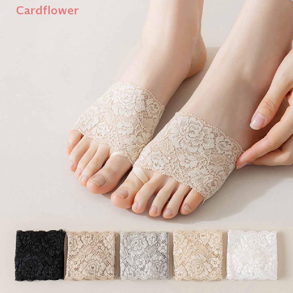 < Cardflower > Vớ Lưới Ren Cổ Thấp Mỏng Co Giãn Màu Trơn Đơn Giản Mùa Hè Mới Dành Cho Bạn Nữ