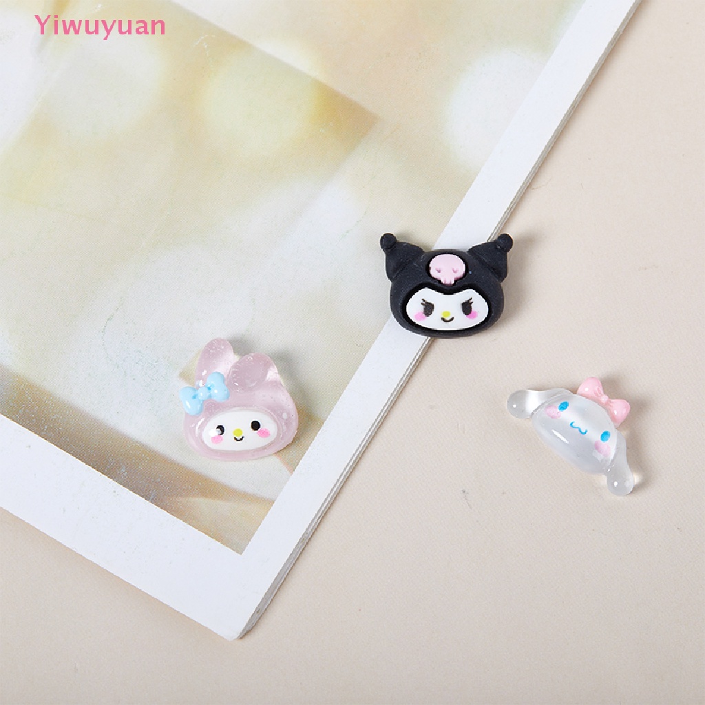 Bộ 10 Đồ Chơi Dán Trang Trí Điện Thoại Hình Động Vật Hoạt Hình Xinh Xắn