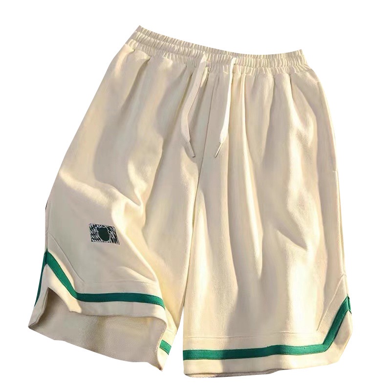Quần Short Lưng Thun Co Giãn Màu Sắc Tương Phản Thời Trang Mùa Hè Cho Nam 3 Màu