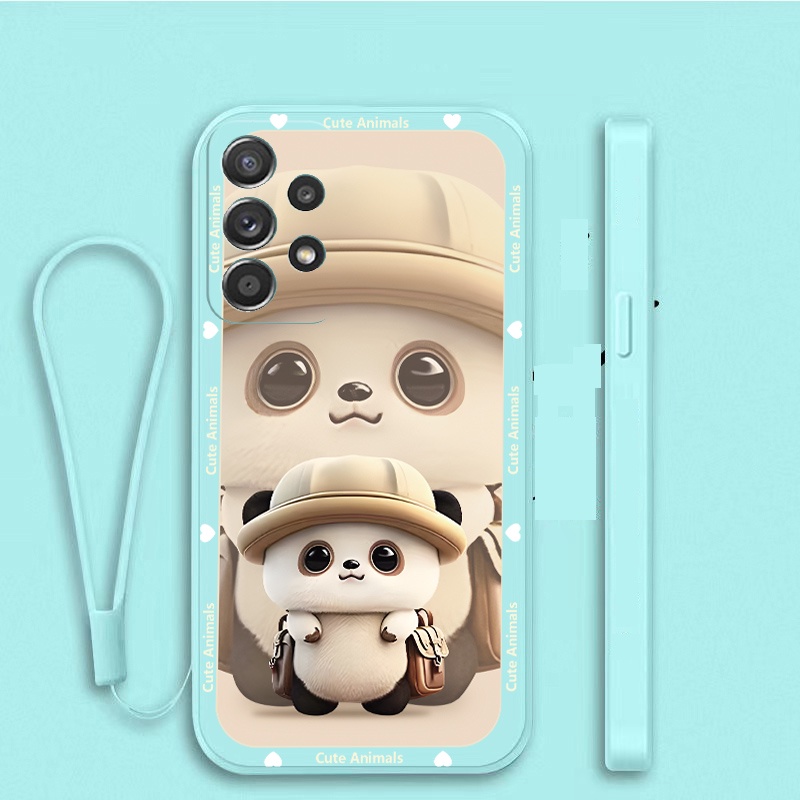 Ốp Điện Thoại Tpu Mềm Hình Gấu Trúc Cho Samsung Galaxy A53 A33 5G Note 10 Lite 10 Plus Note 20 20 Ultra M23 A23 A13 4G 5G