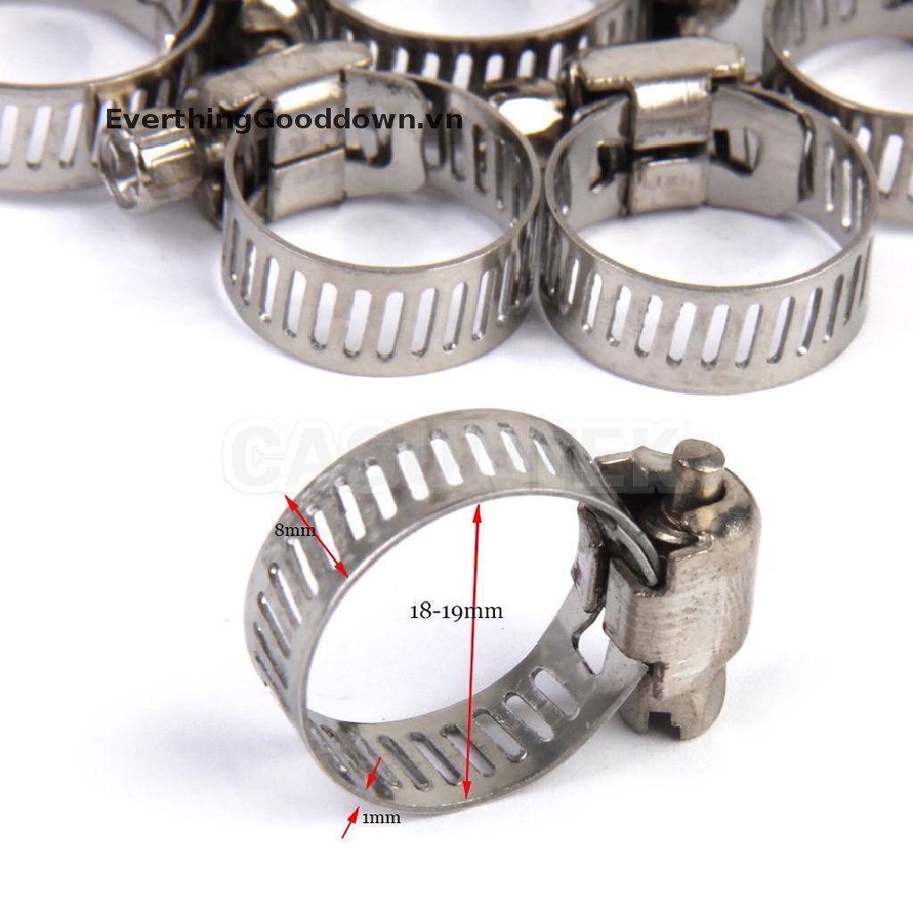 Set 10 Kẹp Ống Dẫn Nhiên Liệu 8-12mm vn