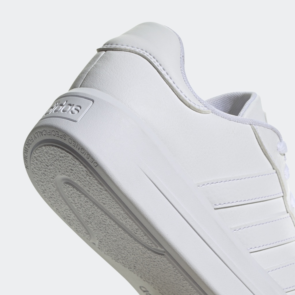 Adidas Trượt ván Giày Court Platform Nữ trắng GV9000