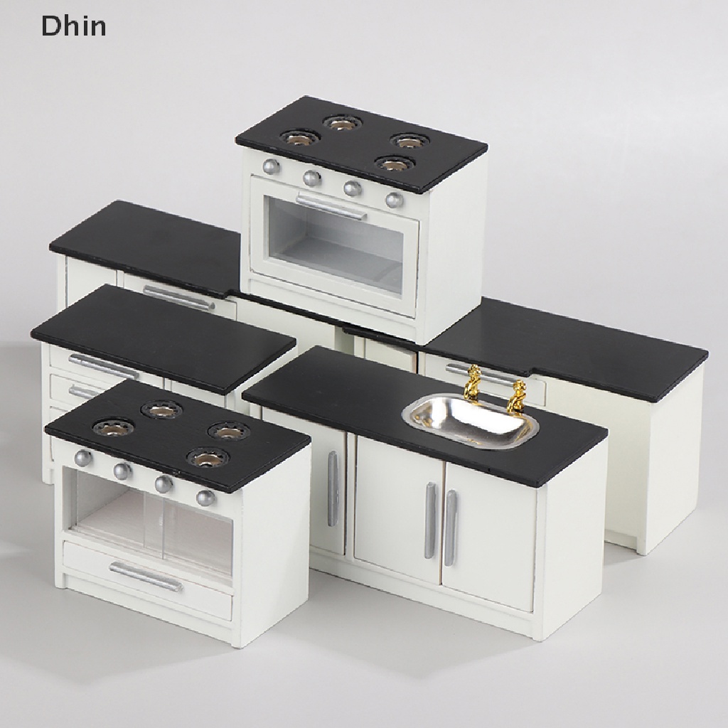 Mô Hình Bếp Ga Mini Tỉ Lệ 1 / 12 Trang Trí Nhà Búp Bê