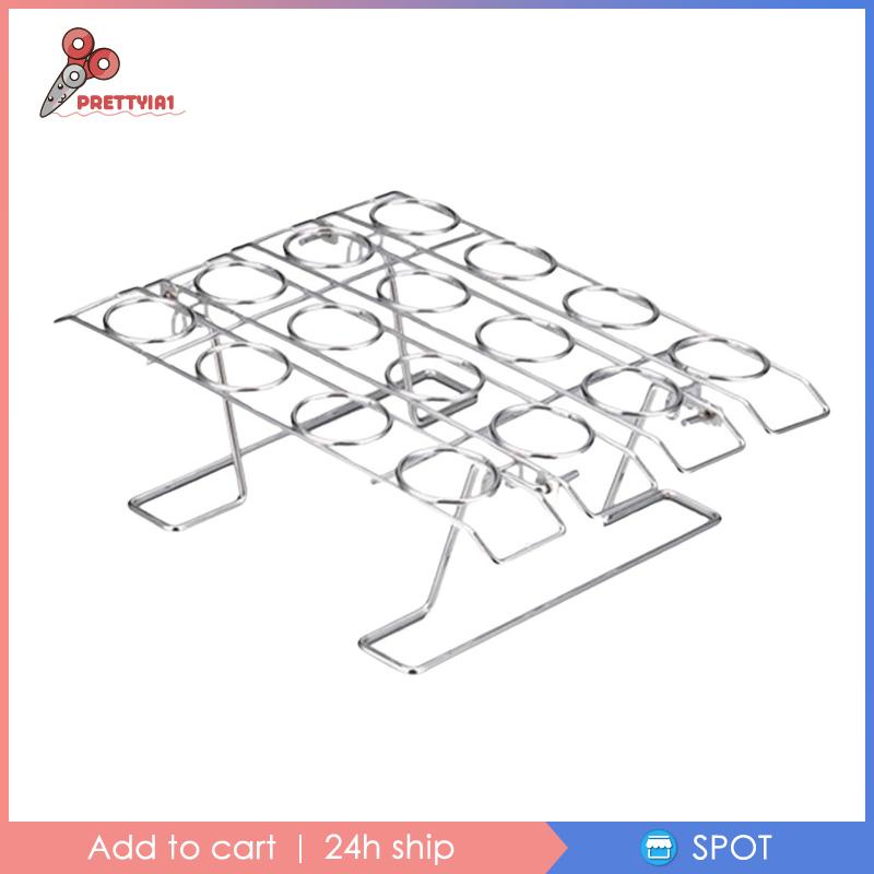 1 Giá Đỡ Trưng Bày Bánh Cupcake / Kem Hình Nón 16 Ngăn Có Thể Tái Sử Dụng Cho Đi Dã Ngoại