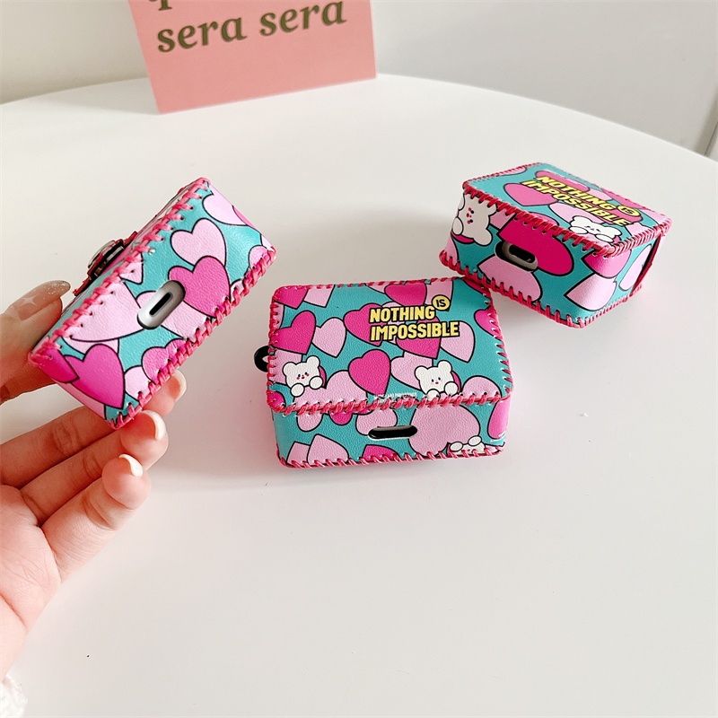 Vỏ Bảo Vệ Hộp Sạc Tai Nghe AirPods 1 / 2 AirPods 3 Air-pods Pro 3 Bằng Chất Liệu Da Cứng