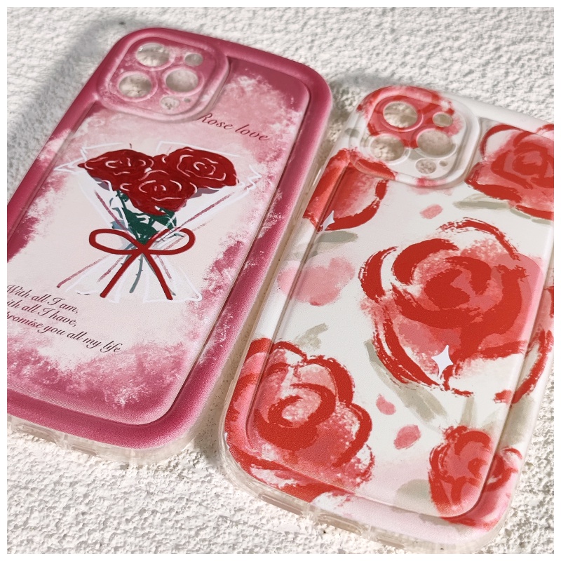 Ốp Điện Thoại Mềm Hình Hoa Cho IPhone 14 13 12 mini PRO MAX new SE 2020 2022 SE3 6 6S 7 8 Plus X XR XS XSMAX 11 PRO MAX Plus