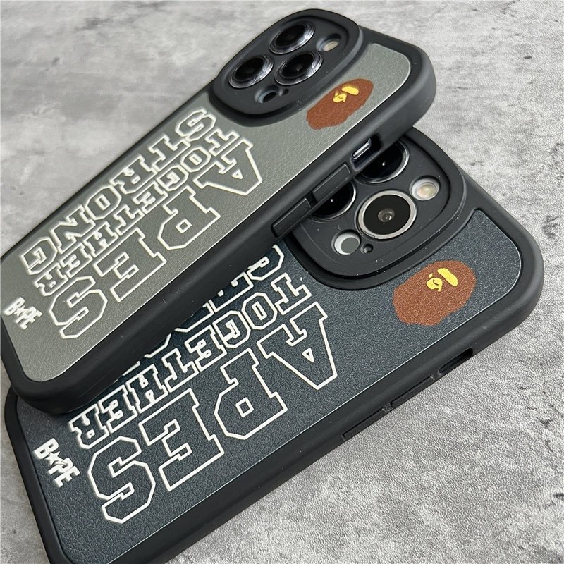 Ốp Điện Thoại Silicon Mềm Chống Sốc Họa Tiết bape Cho IPhone 14 12 PRO 12 11 13 PRO Max Xs Max XR 6 7 8 Plus