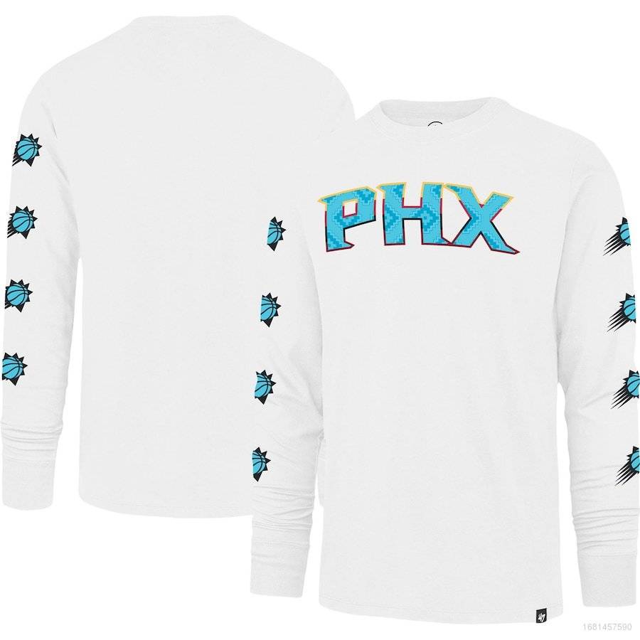 Áo Thun Bóng Rổ NBA Phoenix Suns Tay Dài Size Lớn 2023