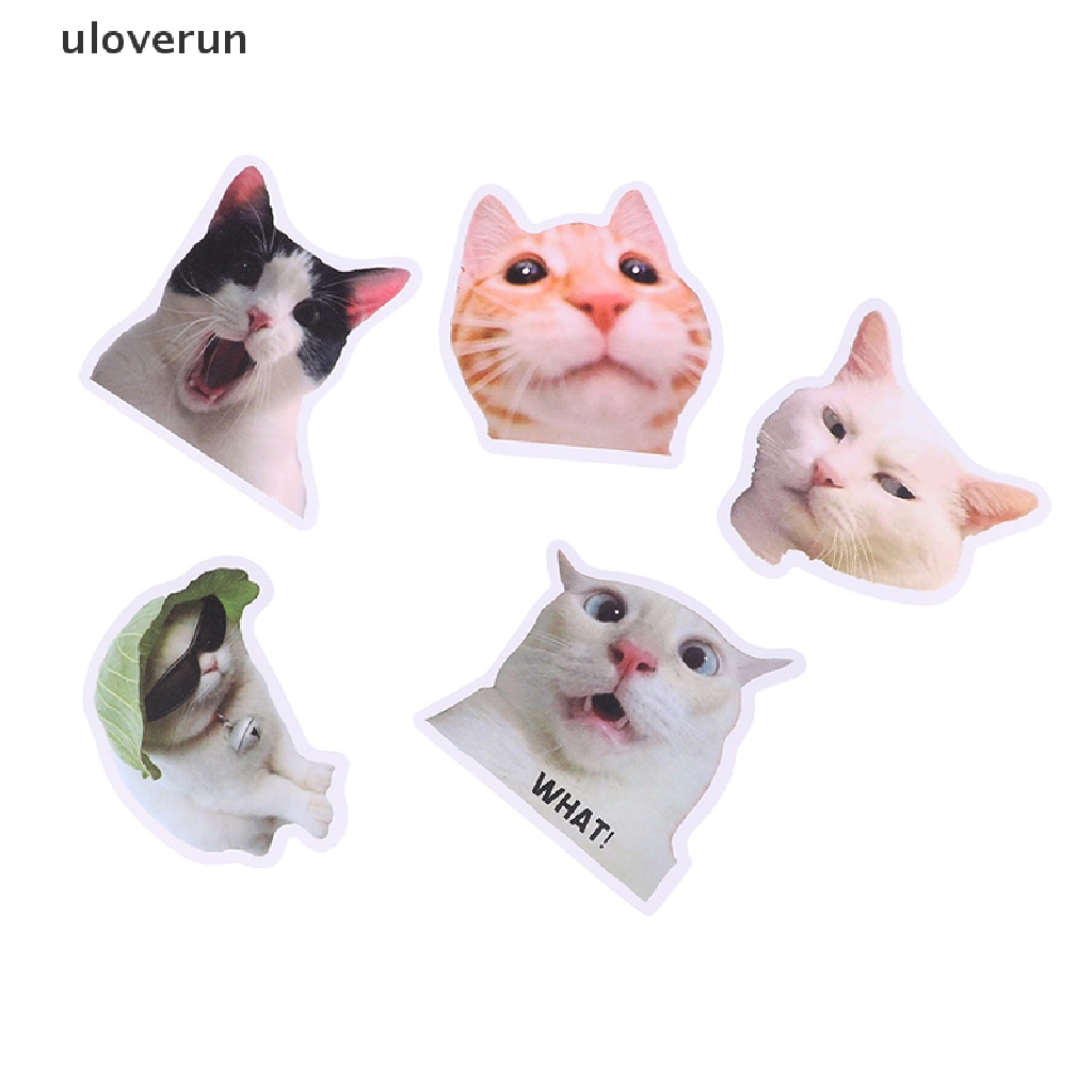 Set 50 Miếng Dán Chống Thấm Nước Hình Chú Mèo Ngộ Nghĩnh Dễ Thương