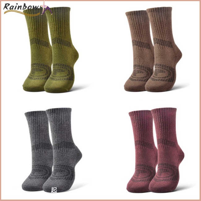 1 Đôi Tất Thể Thao Dày Chống Trượt Dùng Cho Các Hoạt Động Ngoài Trời