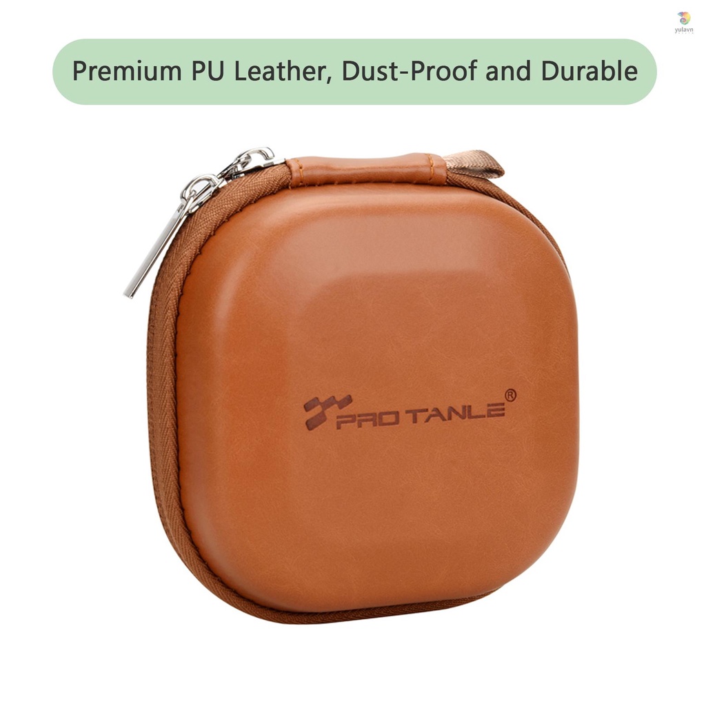 Set 5 Túi Lọc Bảo Vệ Chống Bụi 82mm Bằng Da PU Cho Máy Ảnh Chuyên Nghiệp