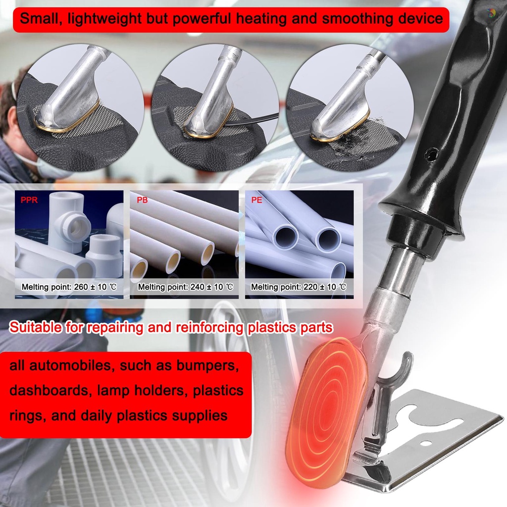 Thiết Bị Hàn Bằng Nhựa PVC Cầm Tay Sửa Chữa Cản Xe Hơi