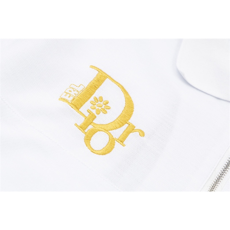 Áo polo Cotton Tay Ngắn Có Khóa Kéo Thêu Hình Đầu Thỏ Plus Size Cho Nam Nữ