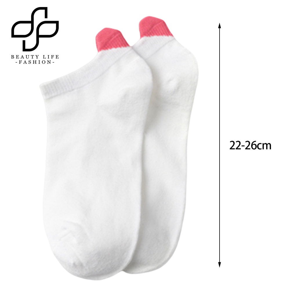 1 Đôi TấT NgắN HọA TiếT HìNh TráI Tim