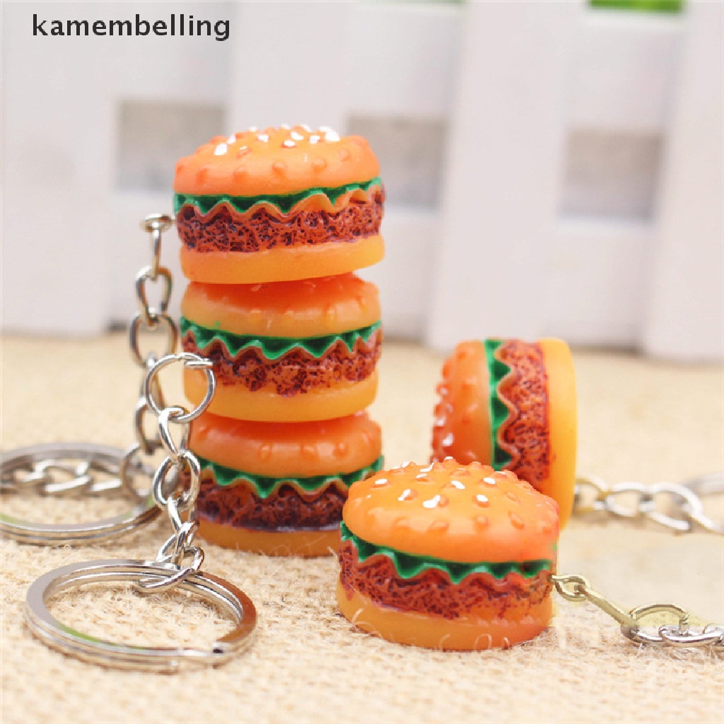 Móc Khóa Hình Hamburger Dễ Thương
