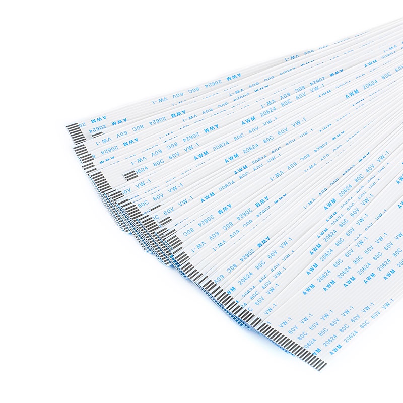 Set 10 Dây Cáp Phẳng FFC FFC Ffpc AWM 20624 80C 60V VW-1 FFC-0.5MM 1.0MM 24 26 30 32 34 40 Pin Dài 6-40 CM