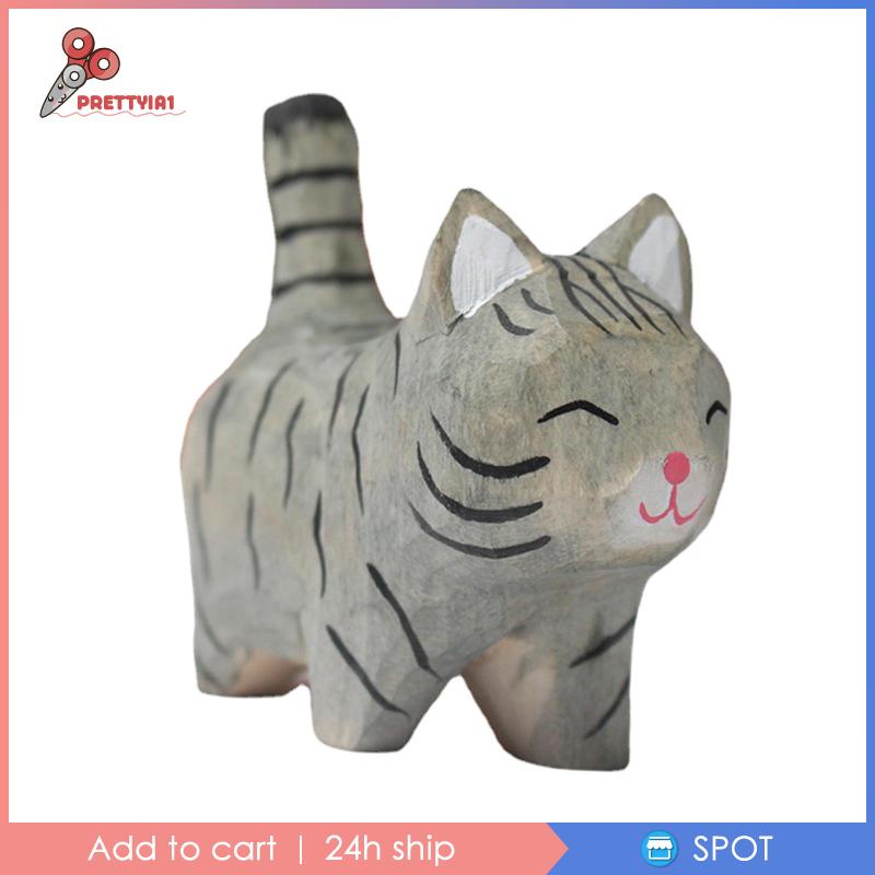 Kệ Sách Bằng Gỗ Khắc Hình Mèo Dễ Thương DIY 1