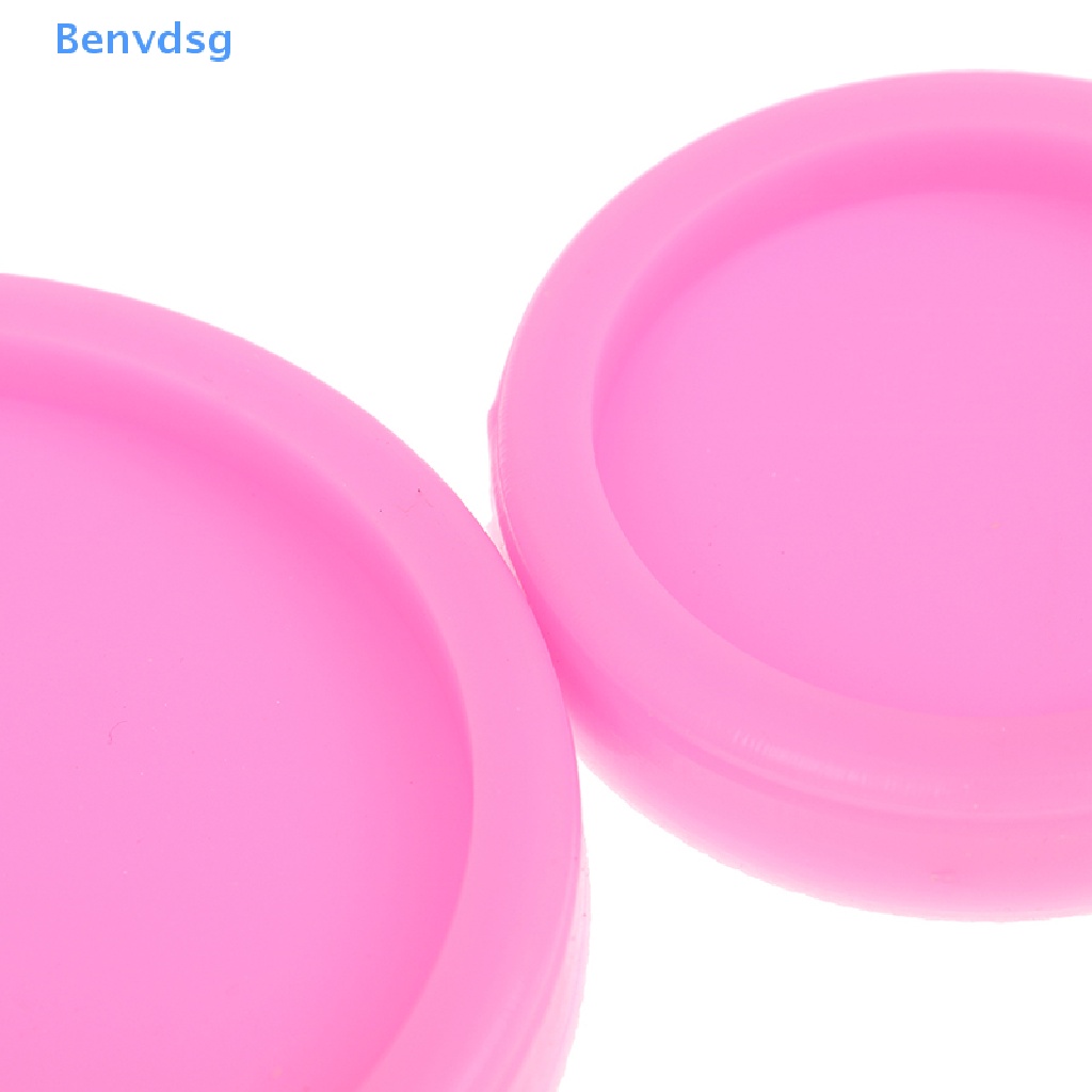 Benvdsg &gt; Khuôn silicone Tròn Lấp Lánh Làm Móc Khóa Có Lỗ