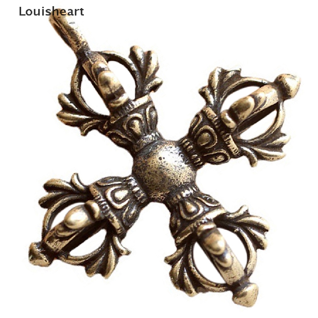 Louisheart Móc Khóa Hình Thánh Giá Bằng Đồng Thau Phong Cách Vintage