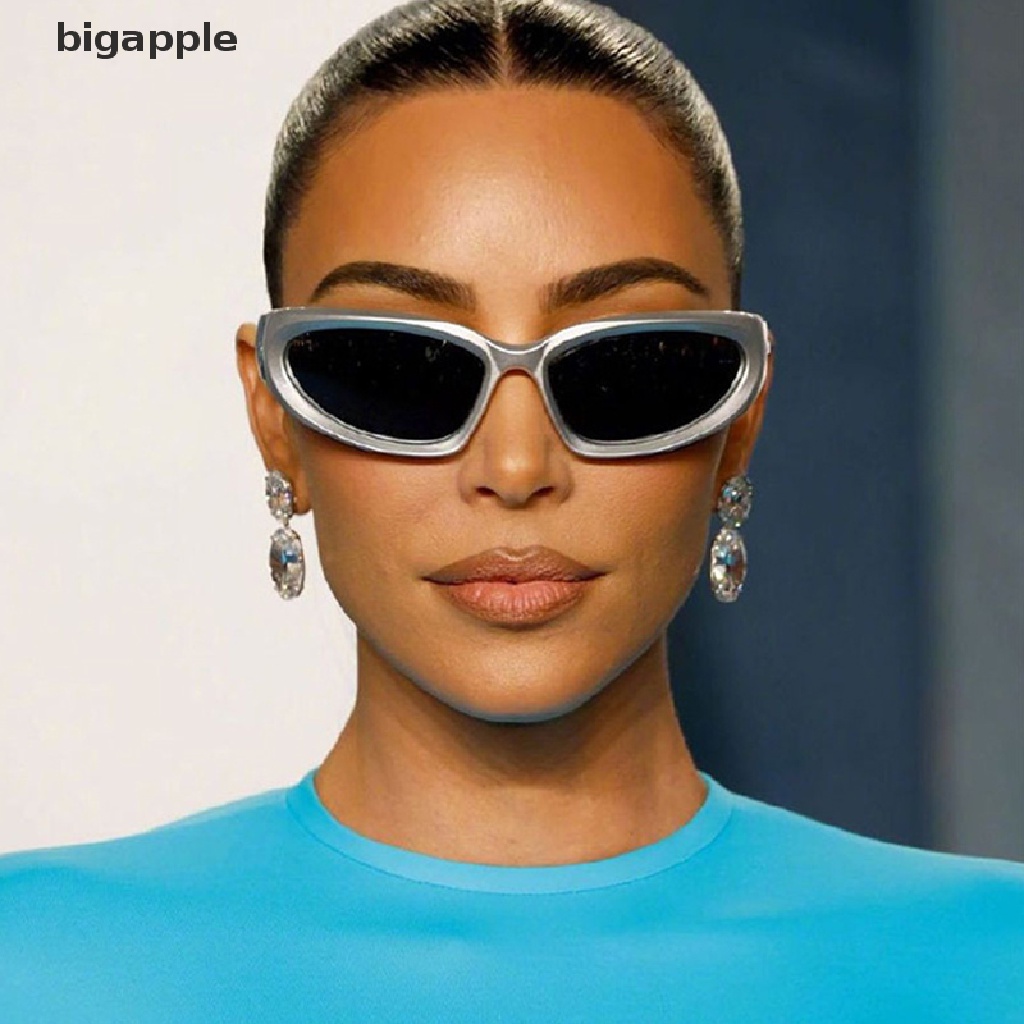 Kính Mát Gọng Kim Loại Chống Tia UV400 Y2K Thiết Kế Tròng 400 Độ Thời Trang Cho Nam Và Nữ