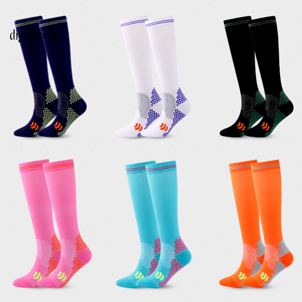 Kỹ Thuật Số| 1 Đôi Vớ Nén Co Giãn Tốt Thoáng Khí Chống Mài Mòn Thoải Mái Dành Cho Nam Nữ Tập Thể Thao