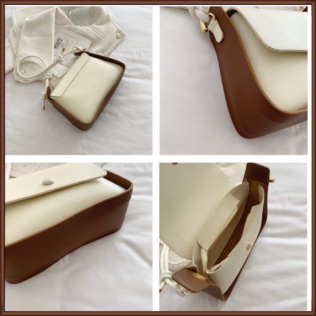 Túi Xách Da Màu Trơn Phong Cách Retro Thời Trang Cho Nữ