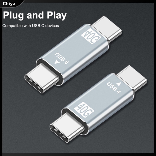 Đầu Chuyển Đổi Type-c Sang Usb 4.0 40Gbps Tốc Độ Cao + Bộ Sạc Tiện Dụng