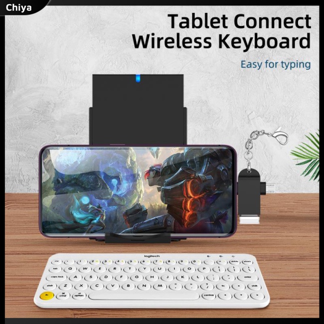 Đầu Chuyển Đổi Otg Type-c 2 Trong 1 Cho Điện Thoại Android Ios