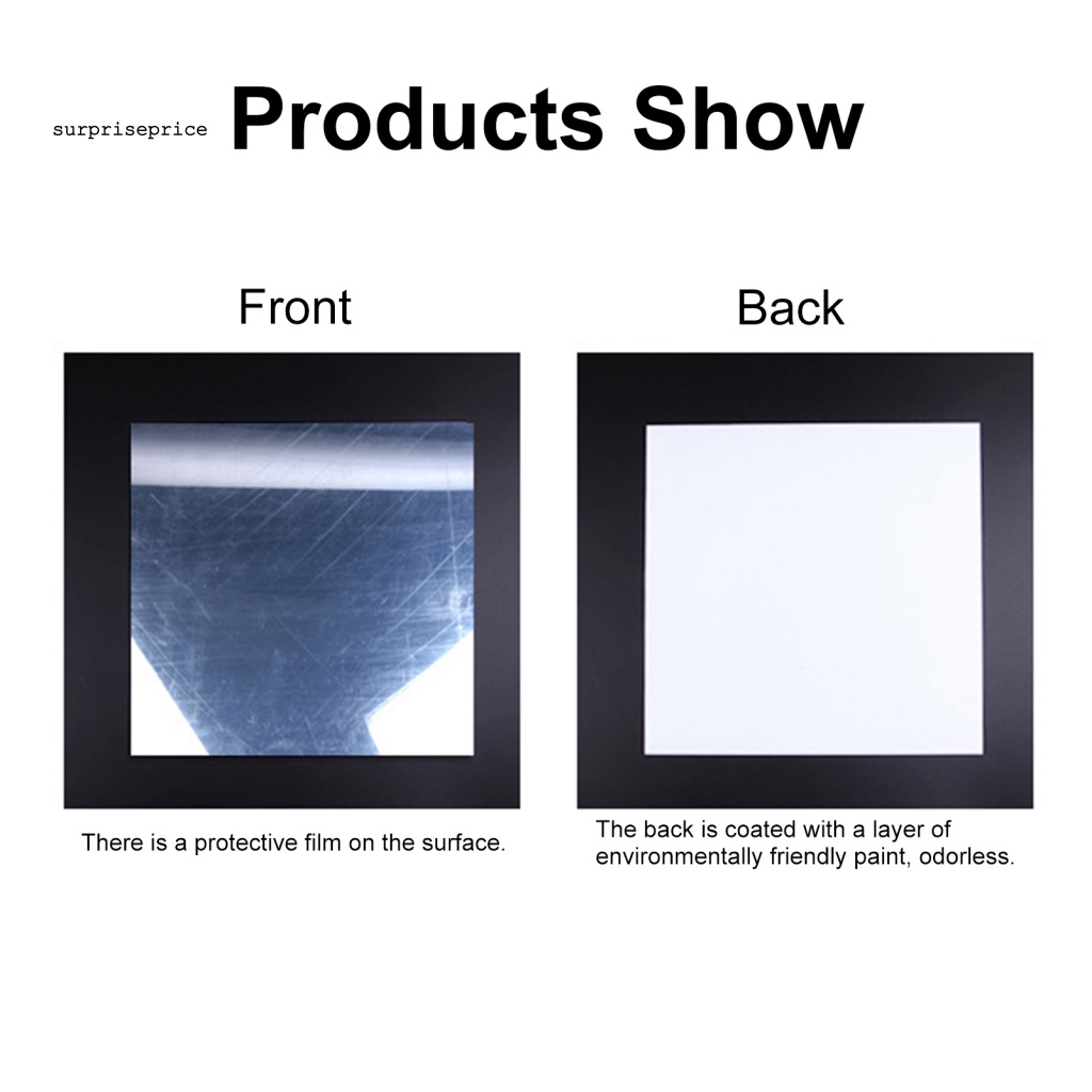 Bộ 9 Miếng Dán Tường Tráng Gương Bằng Acrylic Chống Mòn Có Thể Tháo Gỡ Cho Nhà Ở