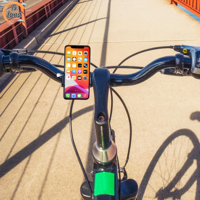 Giá Đỡ Điện Thoại 3.0-6.8 Inch Bằng Nhôm Gắn Tay Lái Xe Đạp