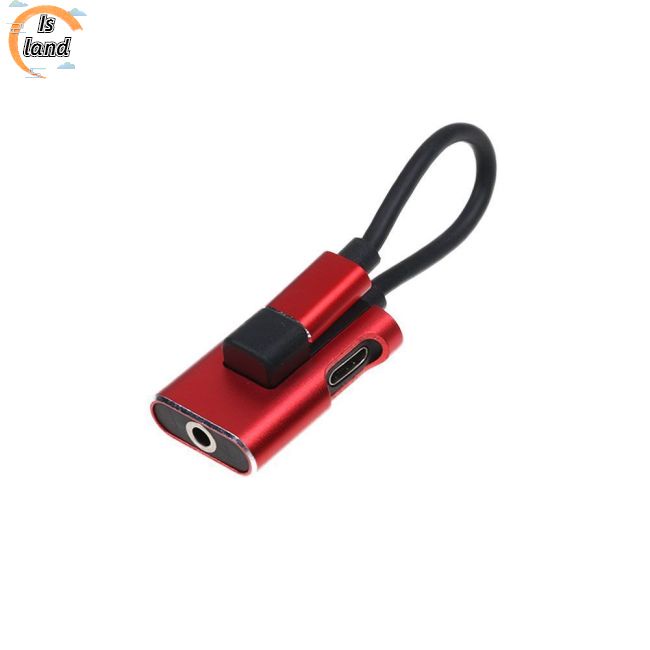 Giắc Cắm Chuyển Đổi 2 Trong 1 Usb Type C Sang Cổng 3.5mm Aux Cho Sạc / Truyền Dữ Liệu Âm Thanh