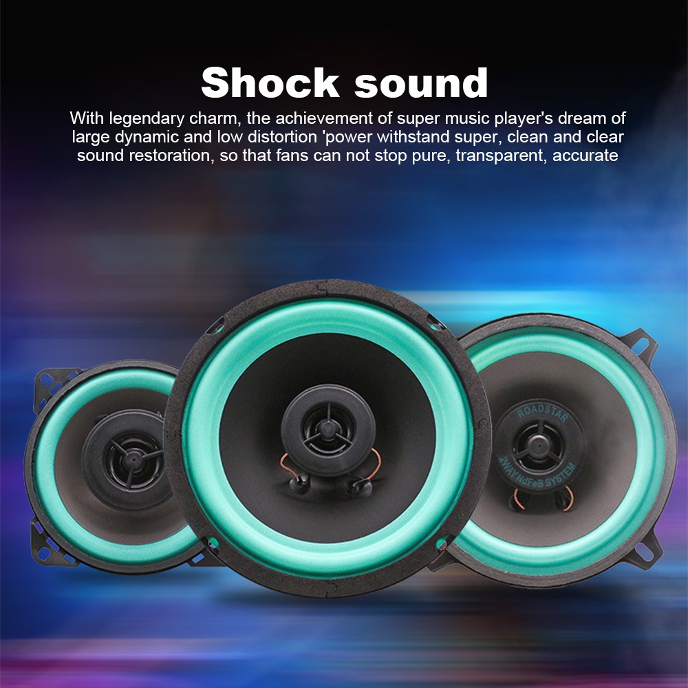 Loa Âm Thanh Đồng Trục 4 / 5 / 6.5inch 100W Thông Dụng Cho Xe Hơi