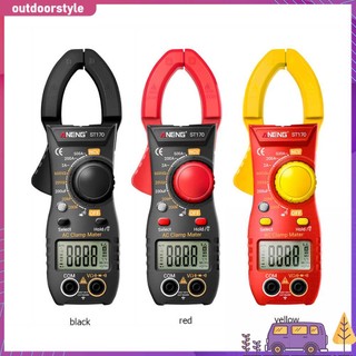 Đồng hồ kẹp kỹ thuật số DC/AC Đồng hồ vạn năng hiện tại Đồng hồ đo điện áp NCV Ohm Tester