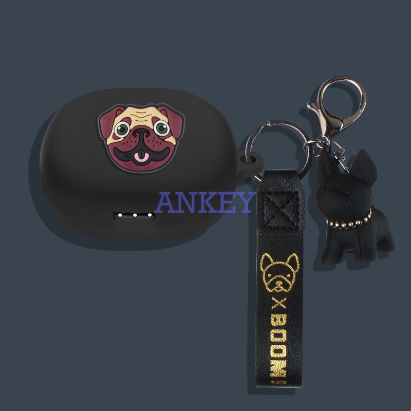Anker Soundcore Life Note 3s / Note 3 / Note E Earphone Silicone Case Earbuds Black Pikachu Waterproof Shockproof Soft Protective Headphone Cover Headset Skin with Hook