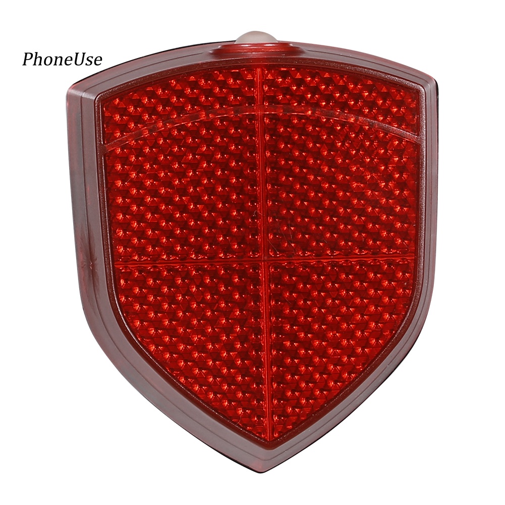 Đèn Led 4 Bóng Phản Quang Bằng Da PU An Toàn Chống Nước Cho Xe Đạp