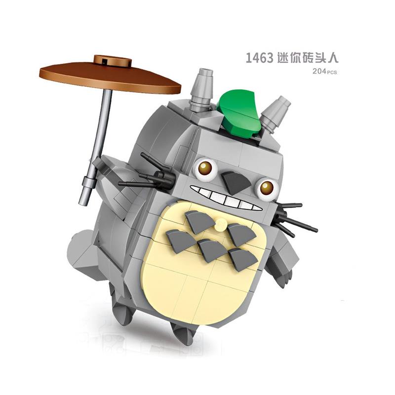 Myloz Đồ chơi trẻ em Lắp Ráp Bằng Nhựa Nhân Vật Hoạt Hình simpson kumamon 1463 Cho Bé