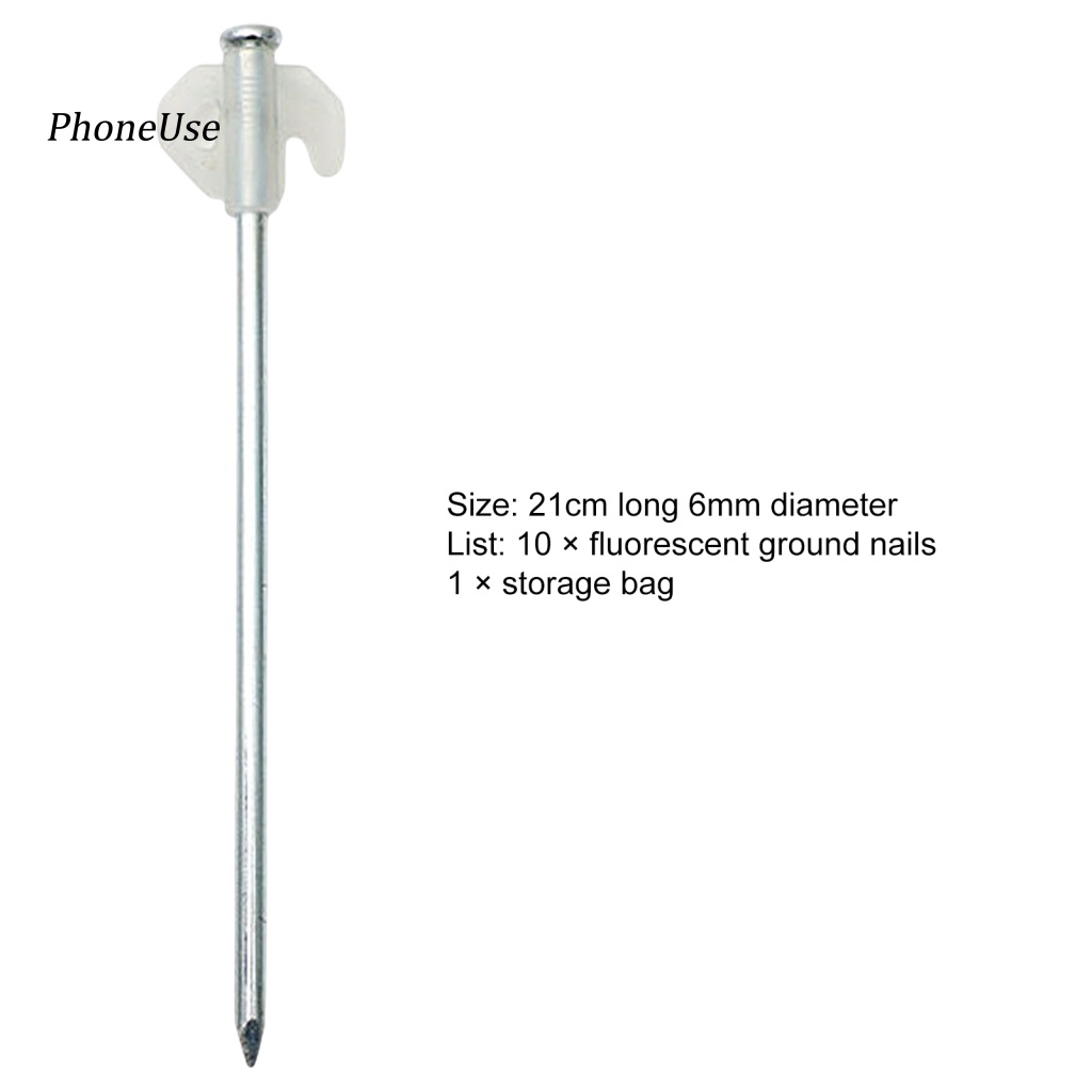 1 Bộ Đinh Vít Dạ Quang Bằng PU Độ Cứng Cao Chống Biến Dạng Cao Dày Dặn Có Thể Tái Sử Dụng Cho Hoạt Động Ngoài Trời