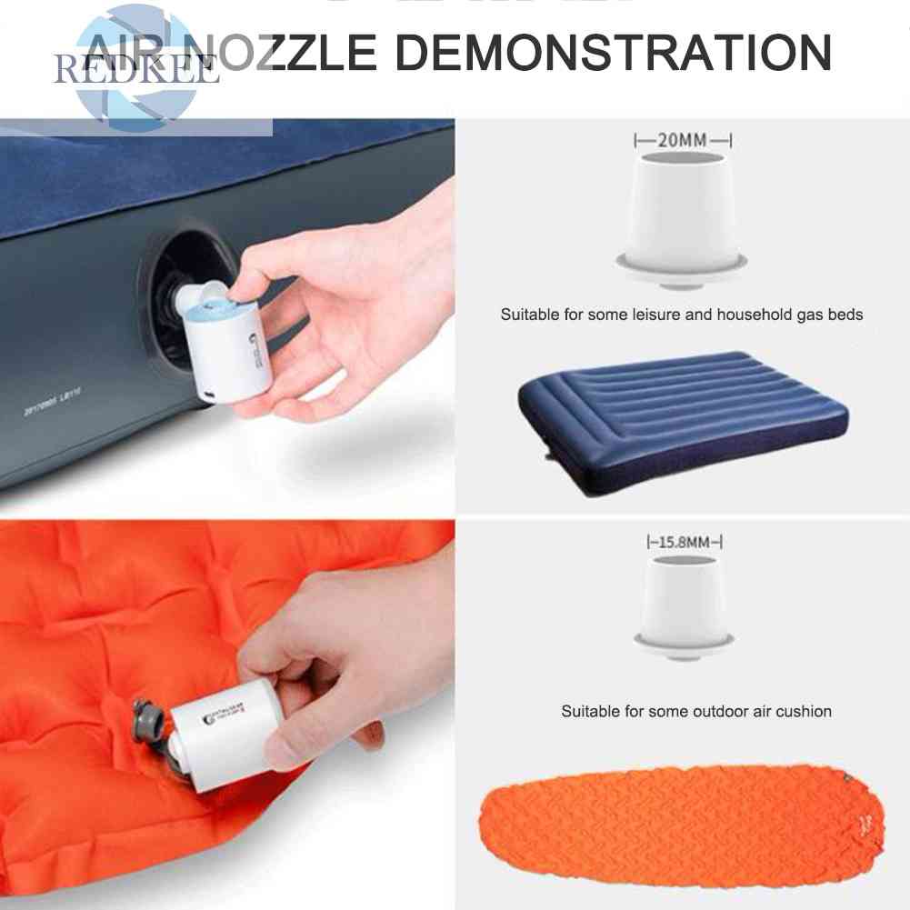 Máy Bơm Hơi Mini 1300mAh Sạc USB Tiện Dụng