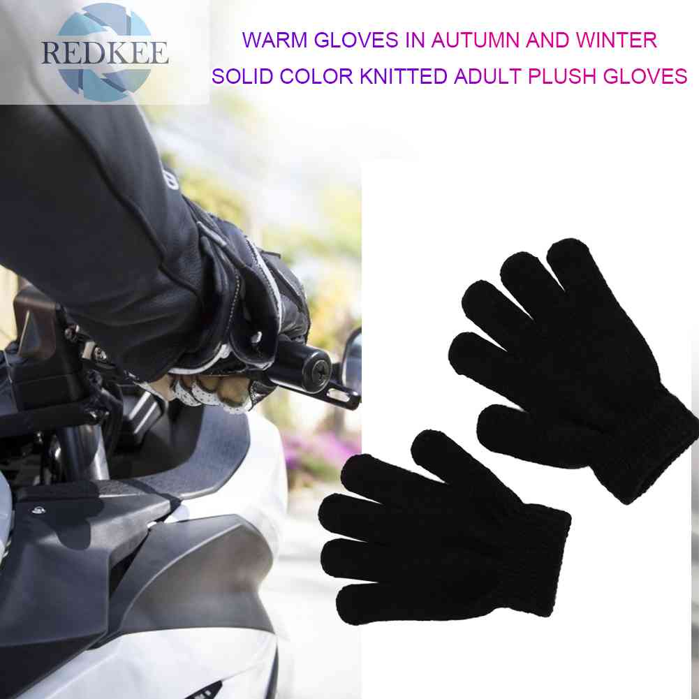 Găng Tay Dệt Kim Toàn Bộ Ngón Tay Cho Nam Và Nữ