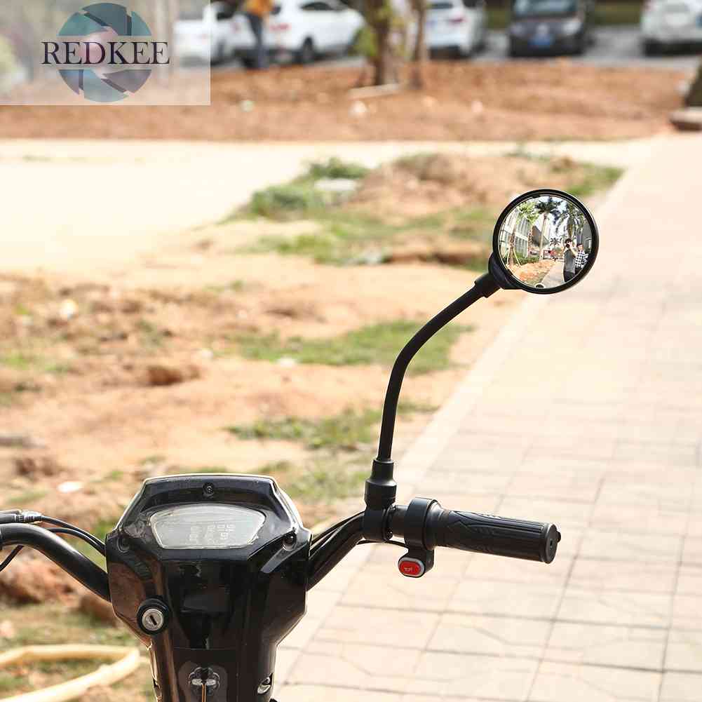 Gương Chiếu Hậu Gắn Tay Lái Xe Đạp Có Thể Uốn Cong Điều Chỉnh