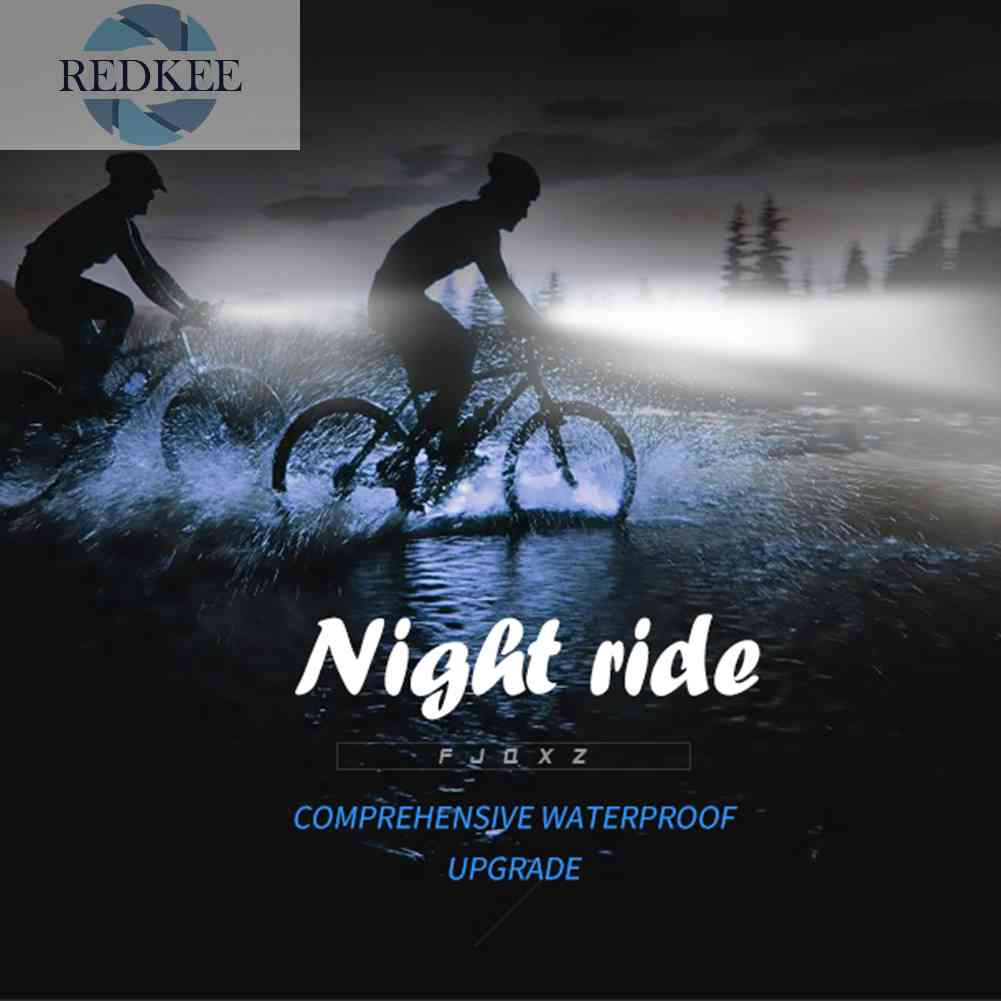 Đèn Pha LED Chống Nước 2xT6 800LM Bằng Nhôm Cho Xe Đạp