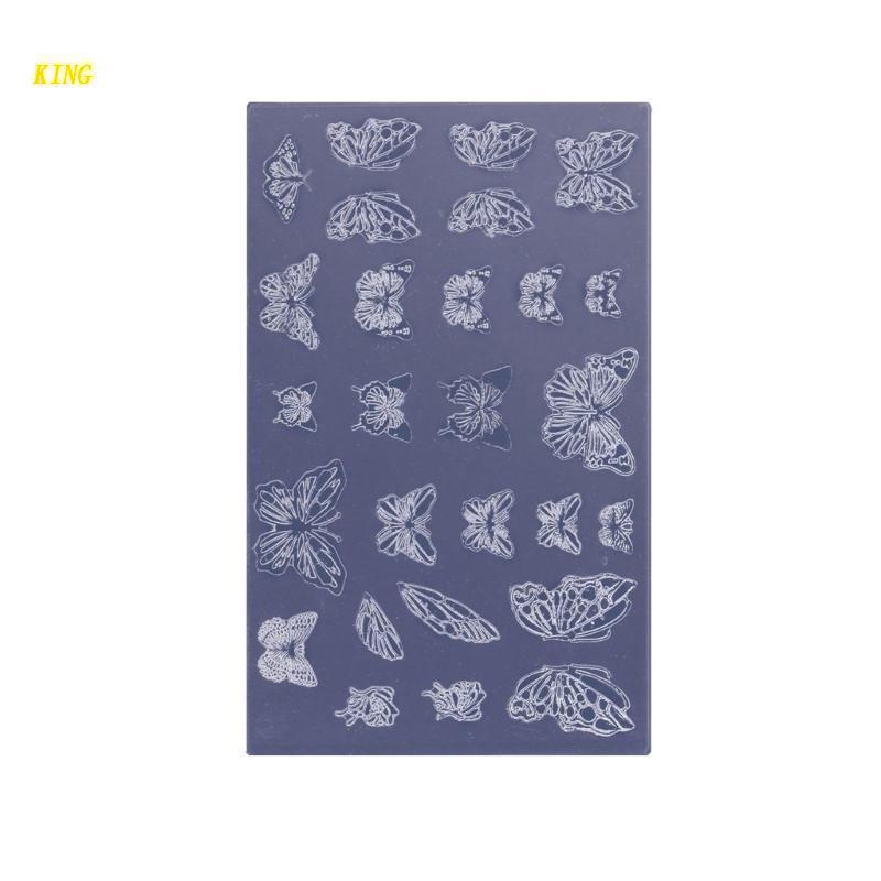 Bộ Khuôn Hình Bướm 3D Nhiều Kích Cỡ Dùng Để Trang Trí Móng Nghệ Thuật